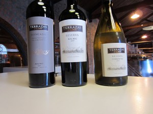 Terrazas de los Andes tasting