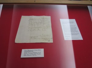 Ancient documents at Castell