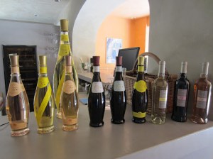 Some of the Domaine Ott wines
