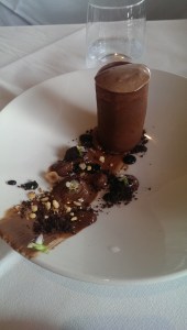 Chocolate dessert at Sosta Cucina