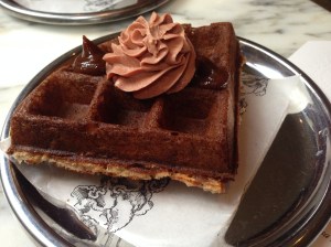 Duck liver parfat and waffle at Cumulus Up