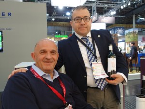 Cantina Frentana Sales Manager Felice Di Biase with importer into Australia Gianmarco Balestrini