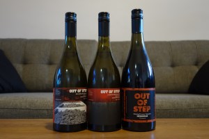 Out of Step 2016 Sauvignon Blanc wines and Nebbiolo 2015
