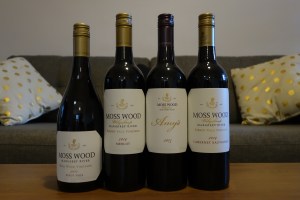 Moss Wood Pinot Noir 2011, Merlot & Cabernet Sauvignon 2014 and Amy's 2015